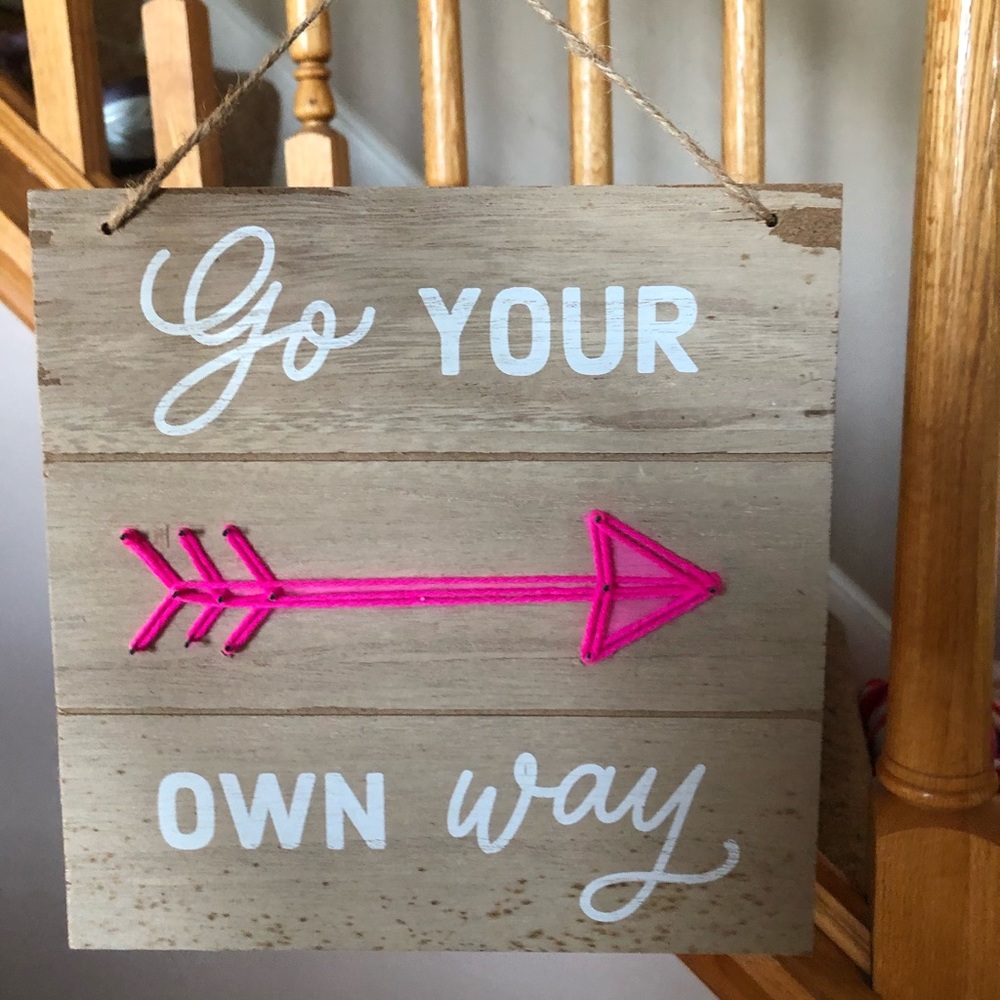 hanging sign